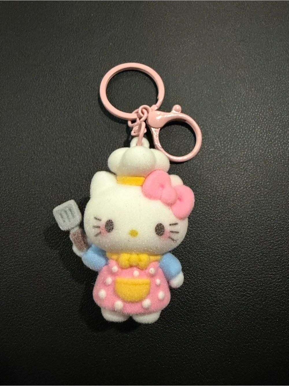 Hello Kitty Pastel Chef Keychain - Pink, White, Yellow, Blue